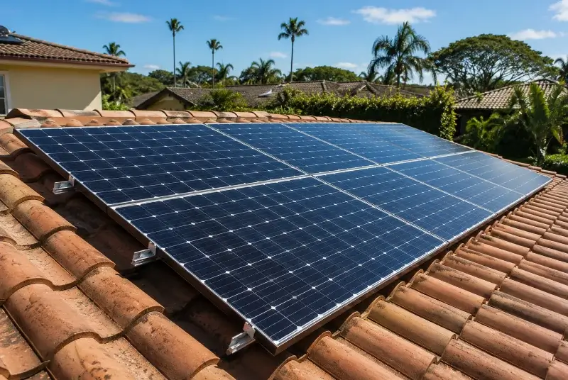 Installation de panneaux solaires à Orègue