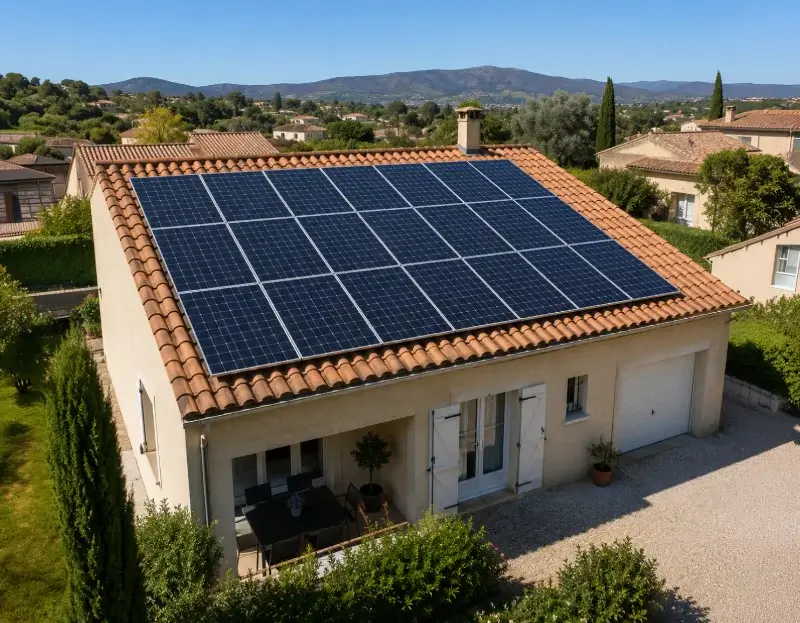 Prime à l'autoconsommation panneaux solaires Orègue — aide financière de l'État